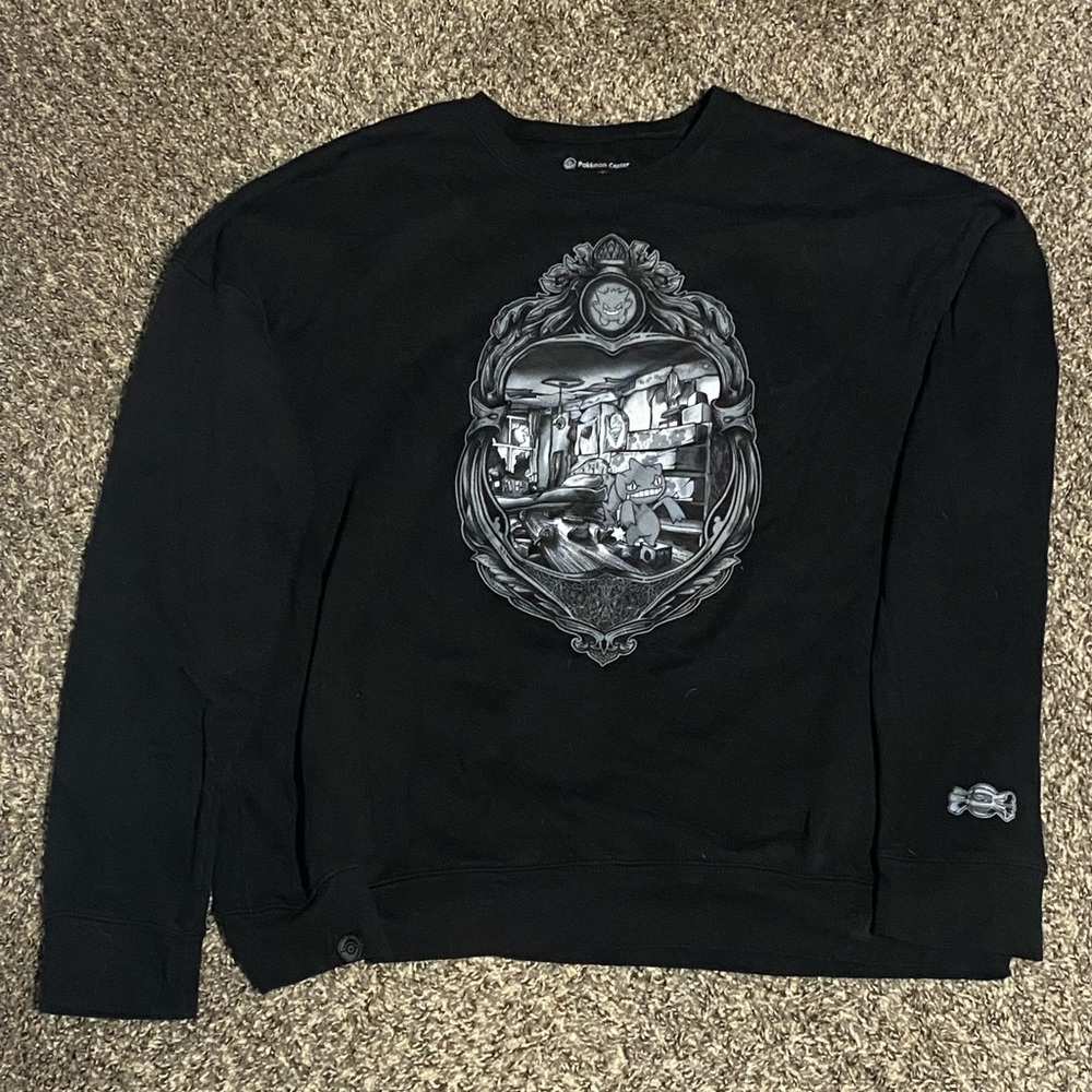 Banette Pokémon Center × Vic Lee: Pokémon Scary Stories Oversize Sweatshirt XXL